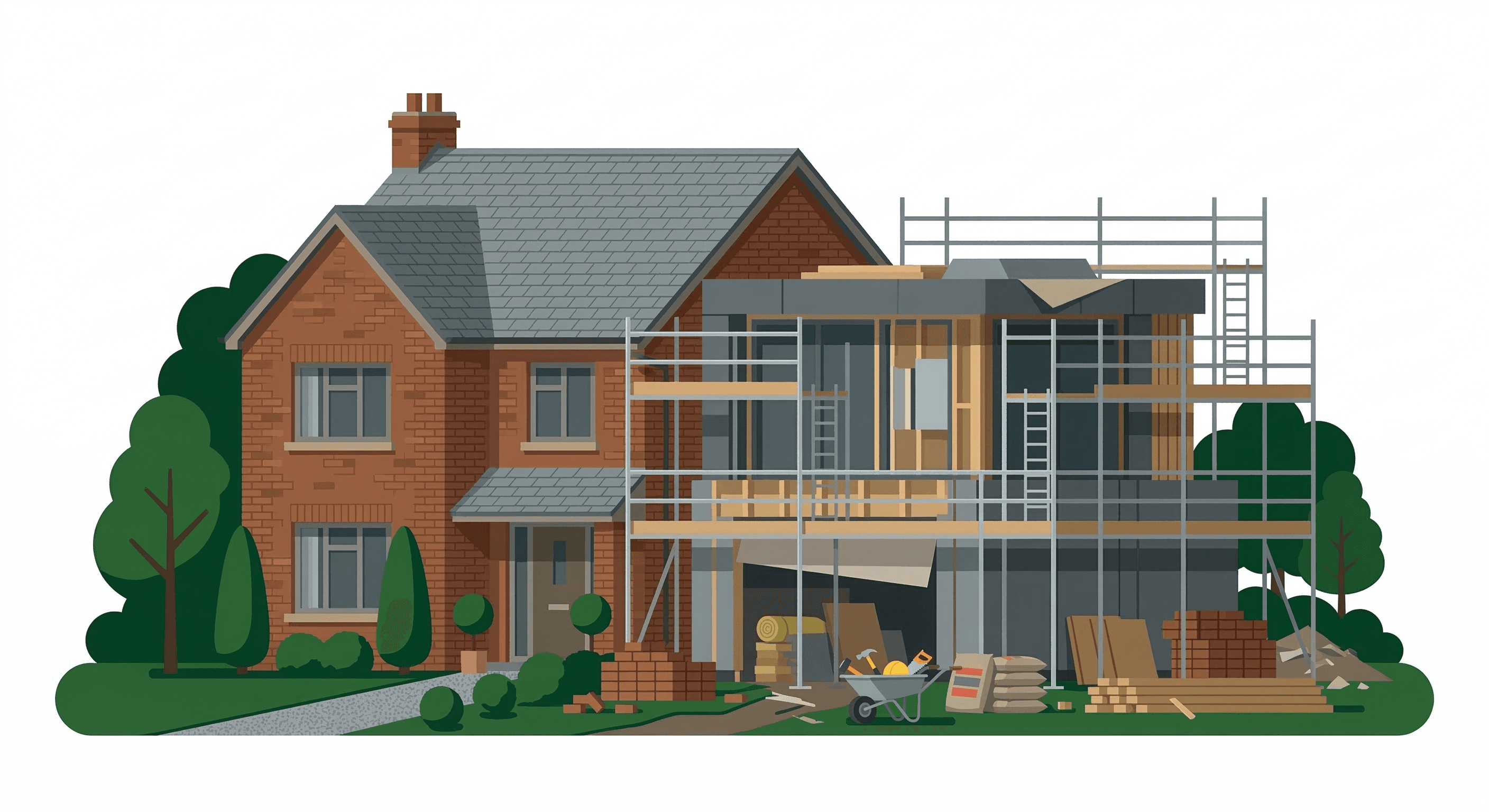 Extension de maison en Wallonie : permis, architecte et seuils du CoDT 2026